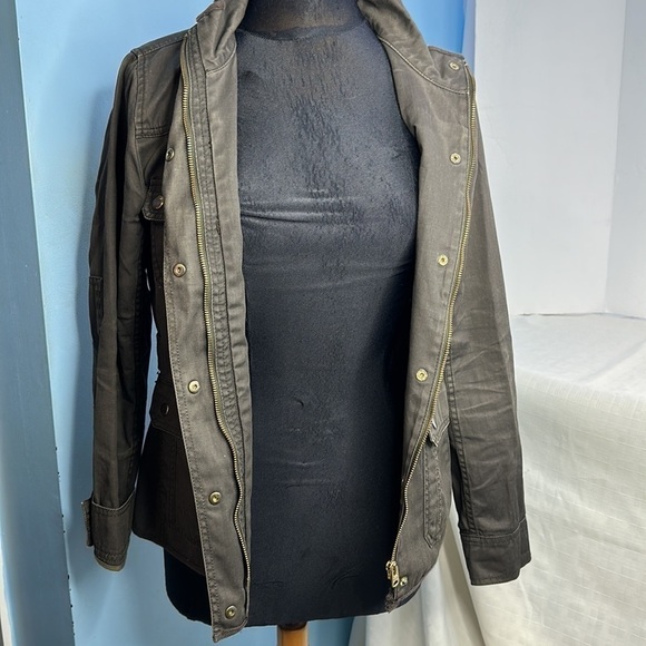 J Crew Resin-coated twill field jacket size s - Picture 6 of 10